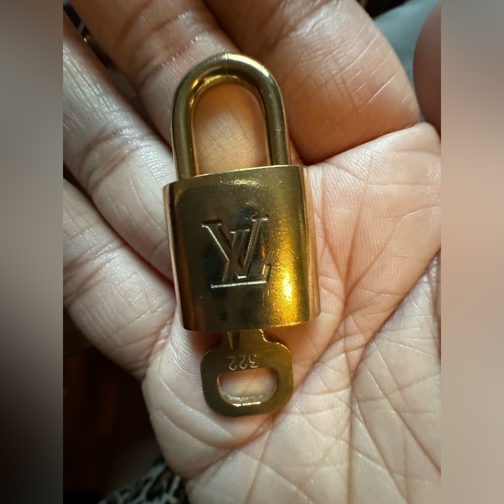 Louis vuitton brass lockset #322